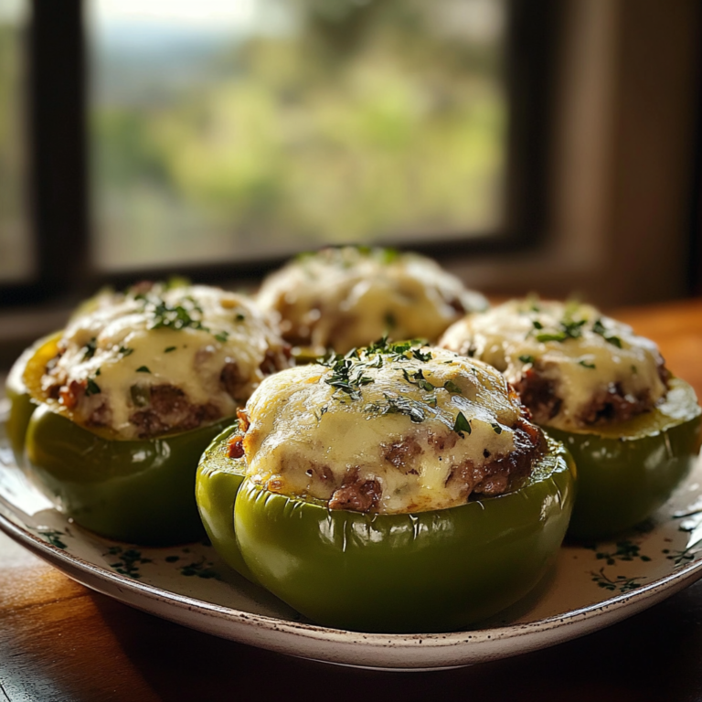 Philly Cheesesteak Stuffed Peppers