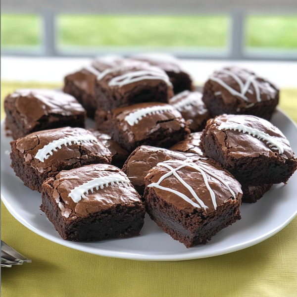 Football Brownies Recipe