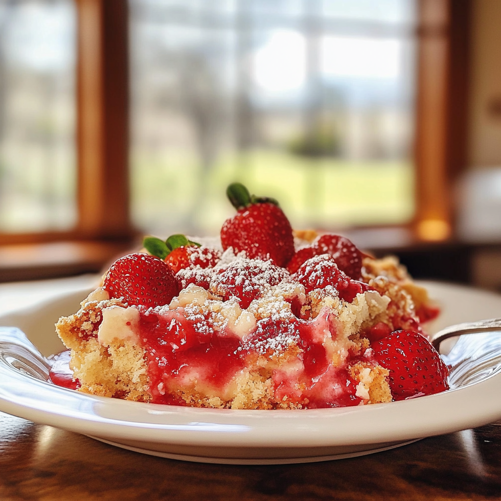 Strawberry Cheesecake Dump Cake Recipe