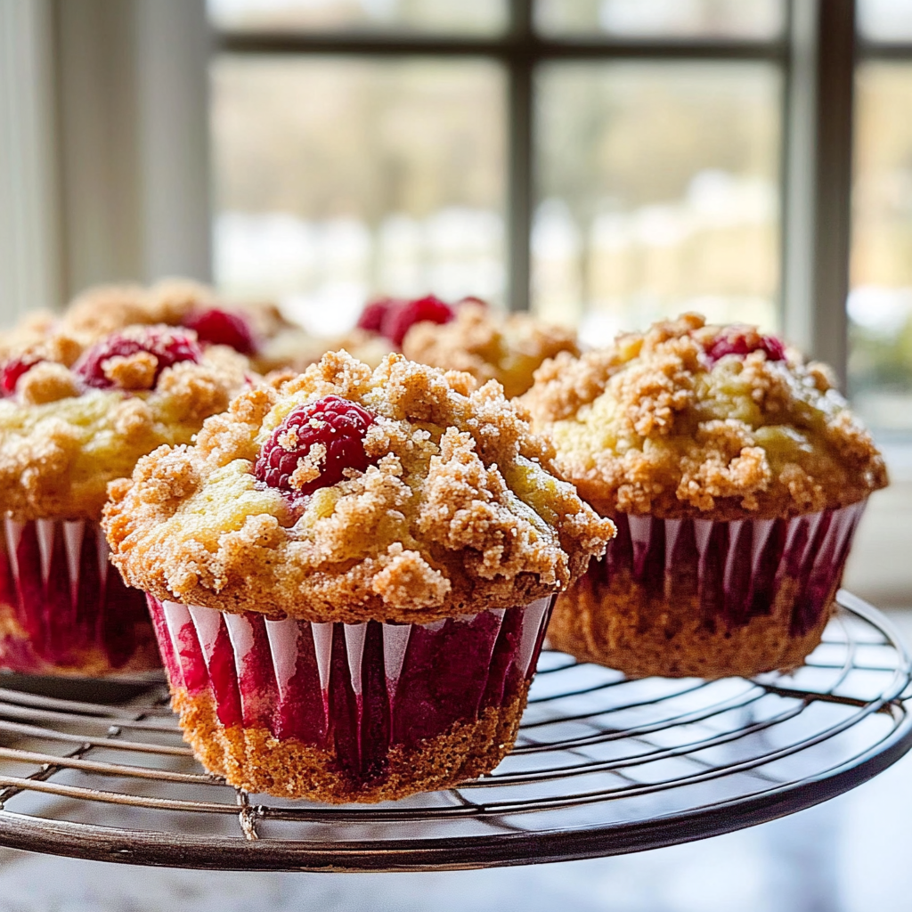 Raspberry Streusel Muffins