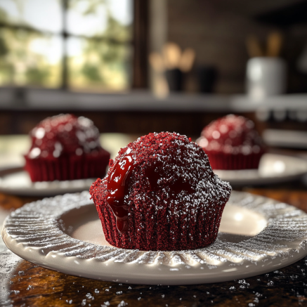 Red Velvet Lava Cupcakes