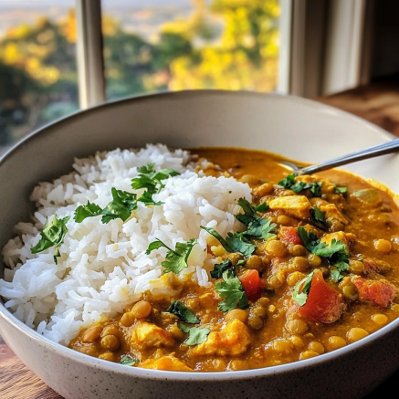 Easy Chicken or Lentil Curry