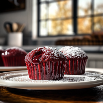 Red Velvet Lava Cupcakes