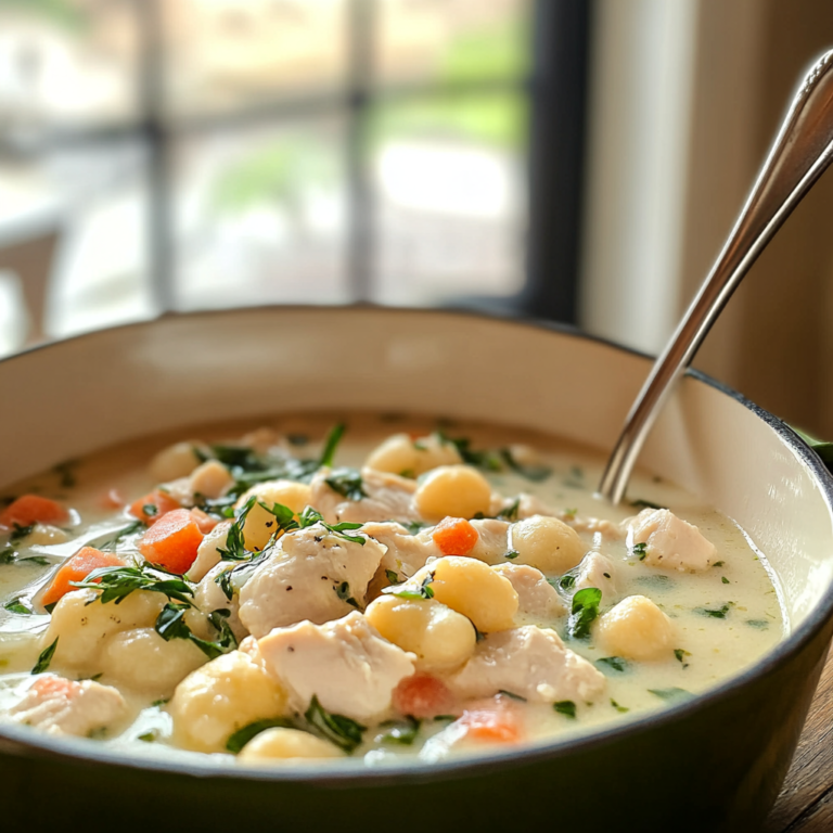 Chicken and Gnocchi Soup