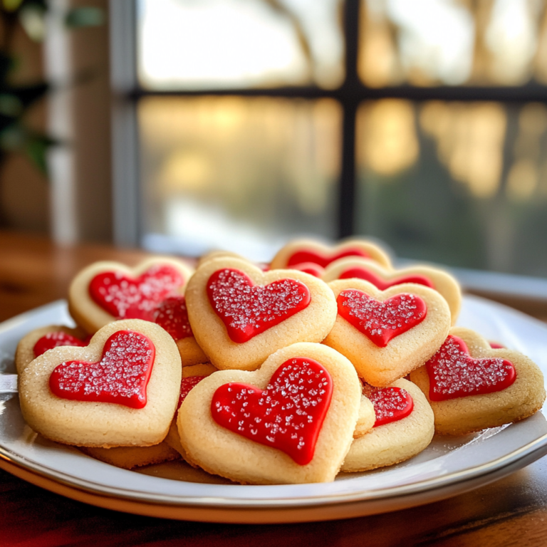 Valentine’s Heart Sugar Cookies