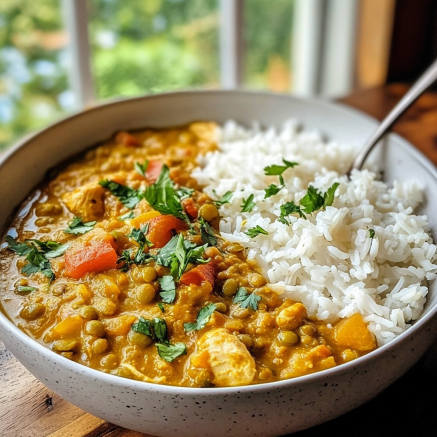 Easy Chicken or Lentil Curry