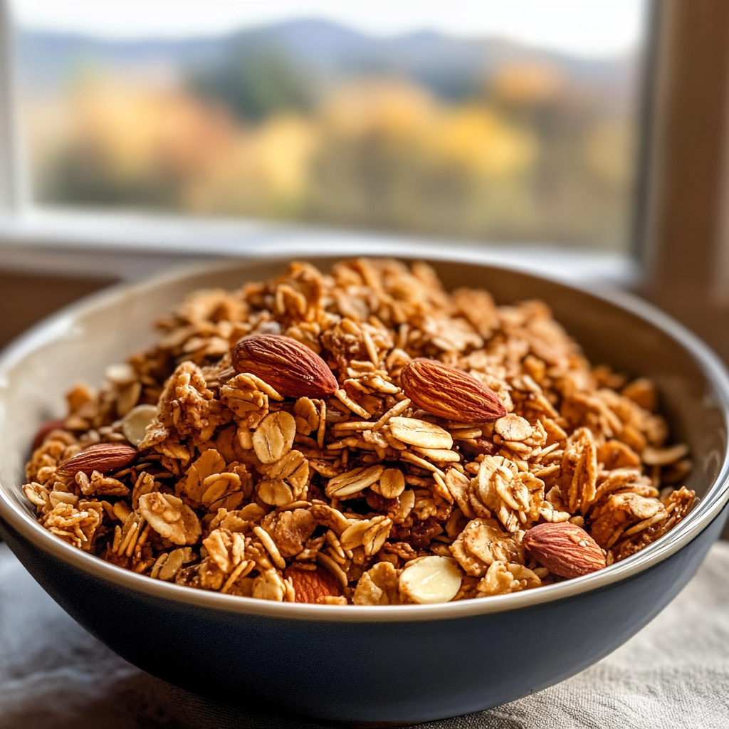 Maple Almond Granola Clusters