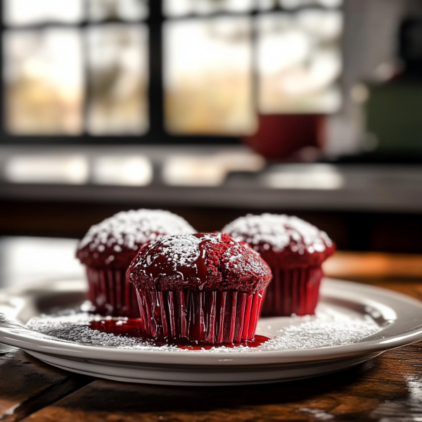 Red Velvet Lava Cupcakes