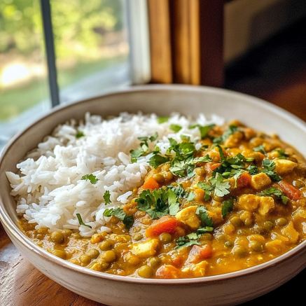 Easy Chicken or Lentil Curry