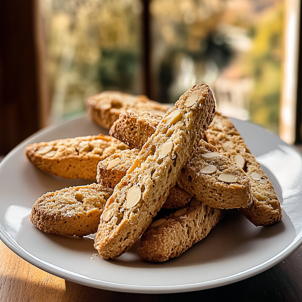 Homemade Almond Cantucci