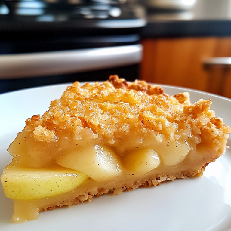 Oat-Topped Apple Pear Crumble
