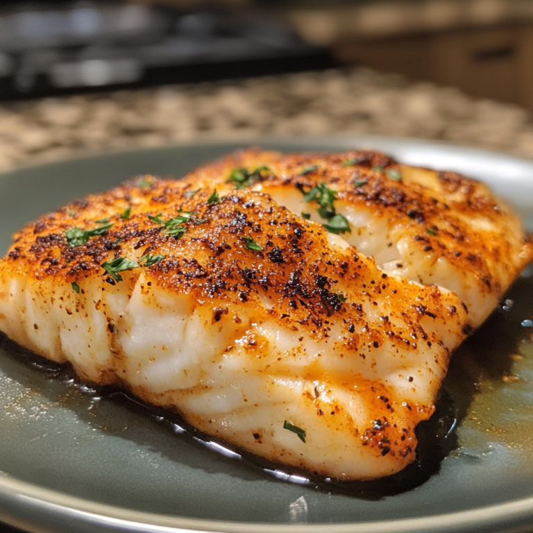 Blackened cod recipe