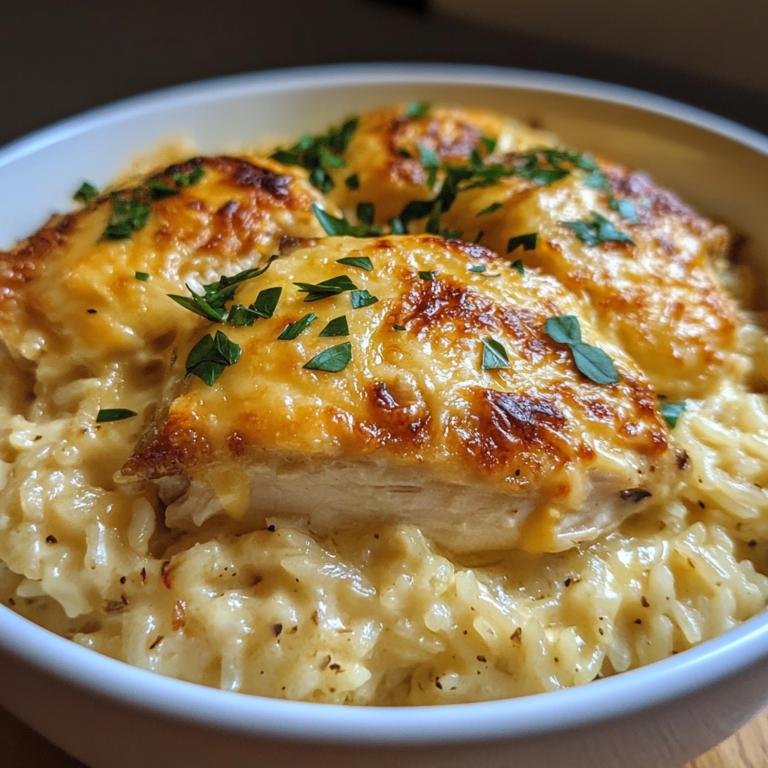 Cheesy Chicken and Rice Casserole