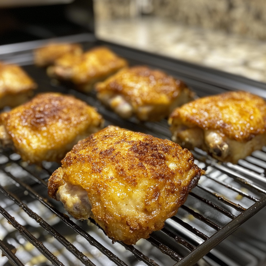 Crispy Air Fryer Chicken Thighs