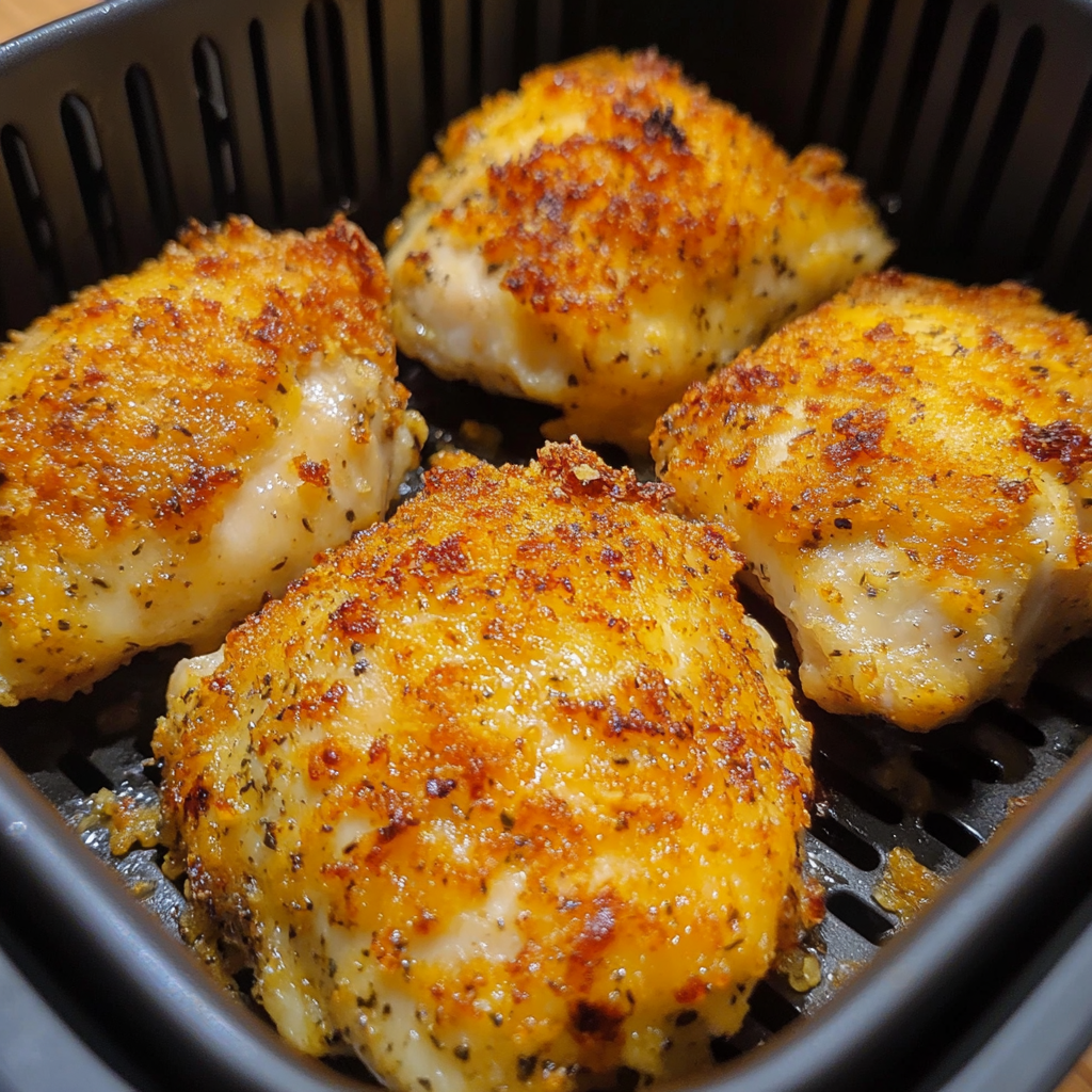 Crispy Air Fryer Chicken Thighs