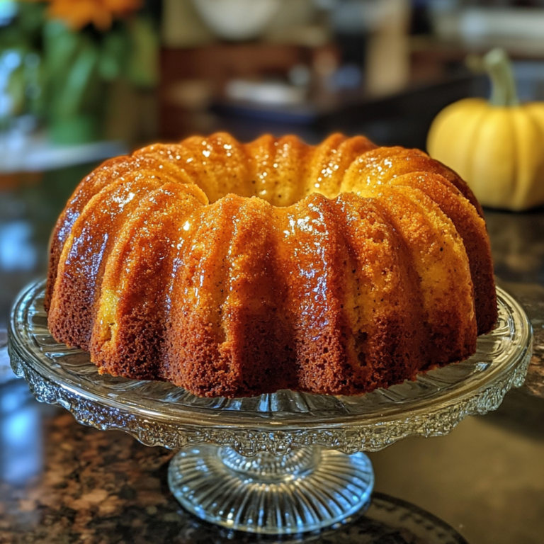Easy Zucchini and Pumpkin Bundt Cake