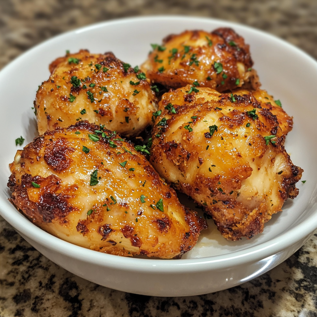 Crispy Air Fryer Chicken Thighs
