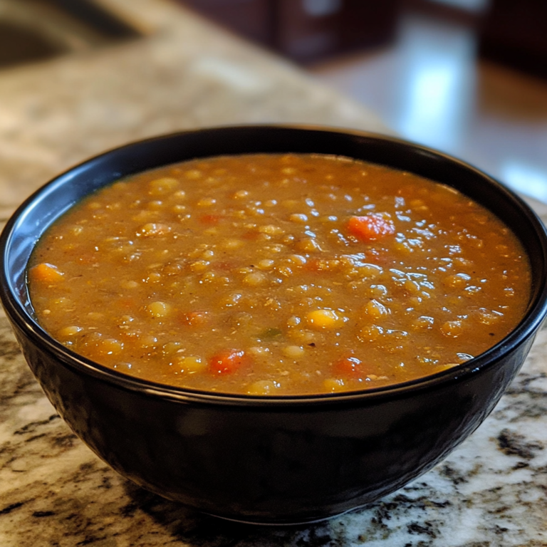Slow Cooker Lentil Soup