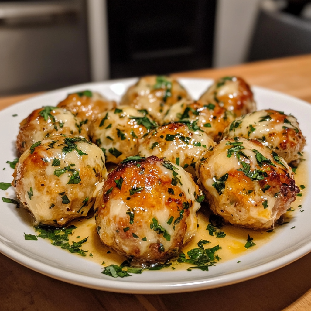 Basil and Garlic Meatballs