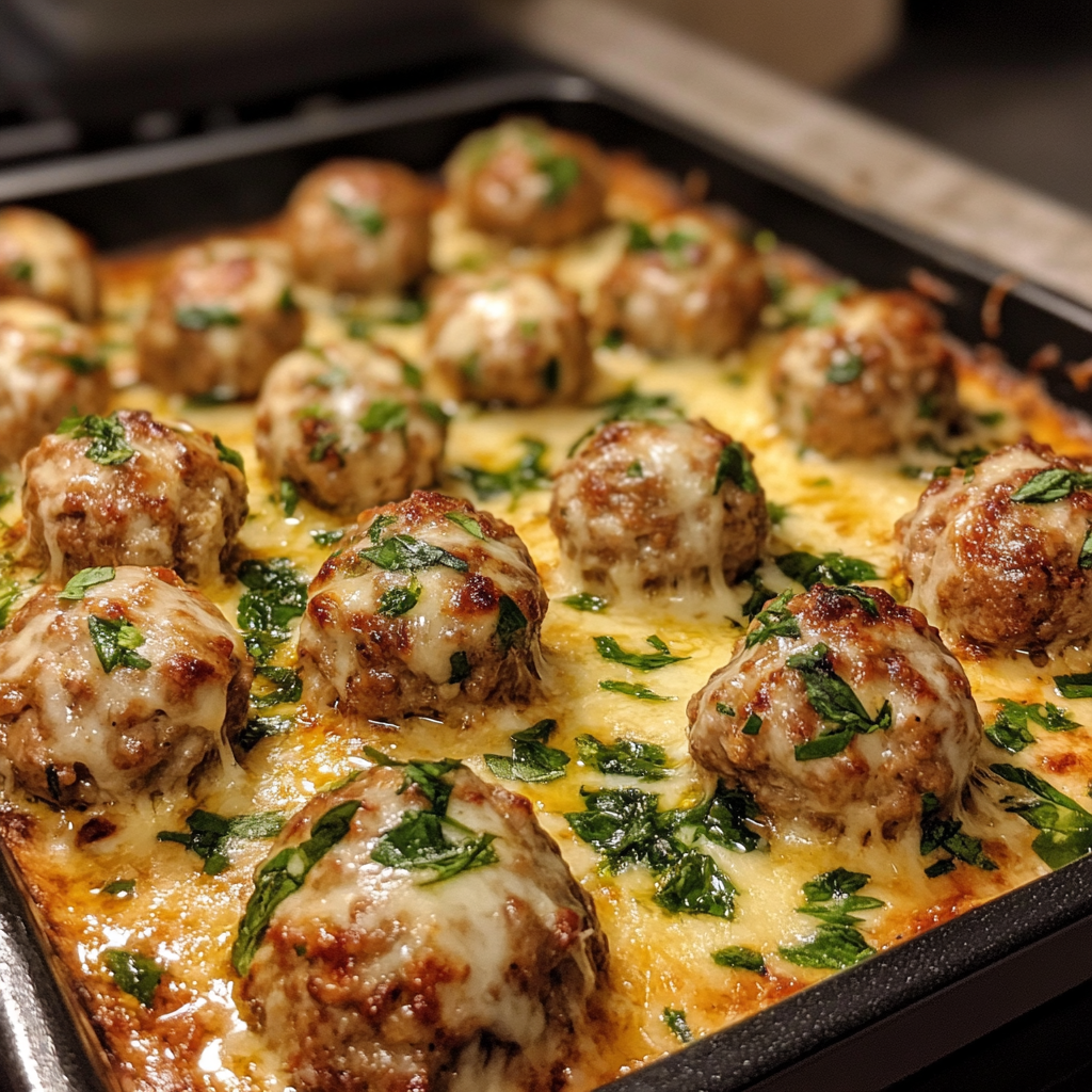 Basil and Garlic Meatballs