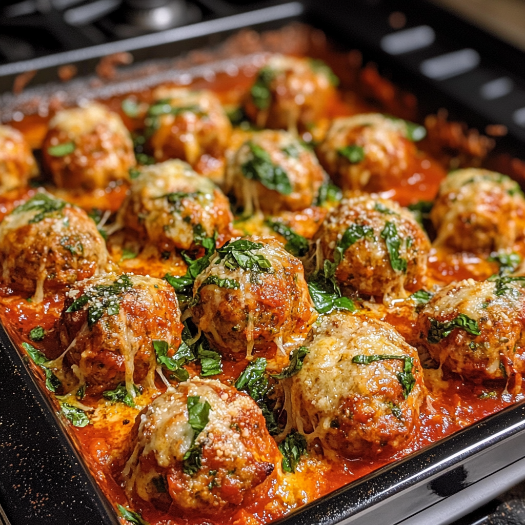 Basil and Garlic Meatballs
