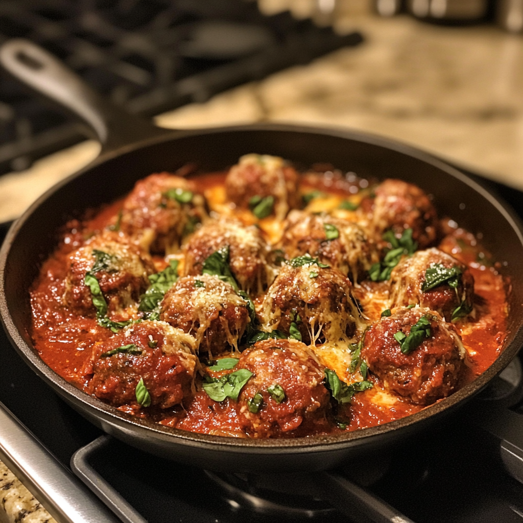 Basil and Garlic Meatballs