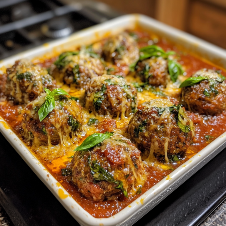 Garlic Basil Meatballs Recipe