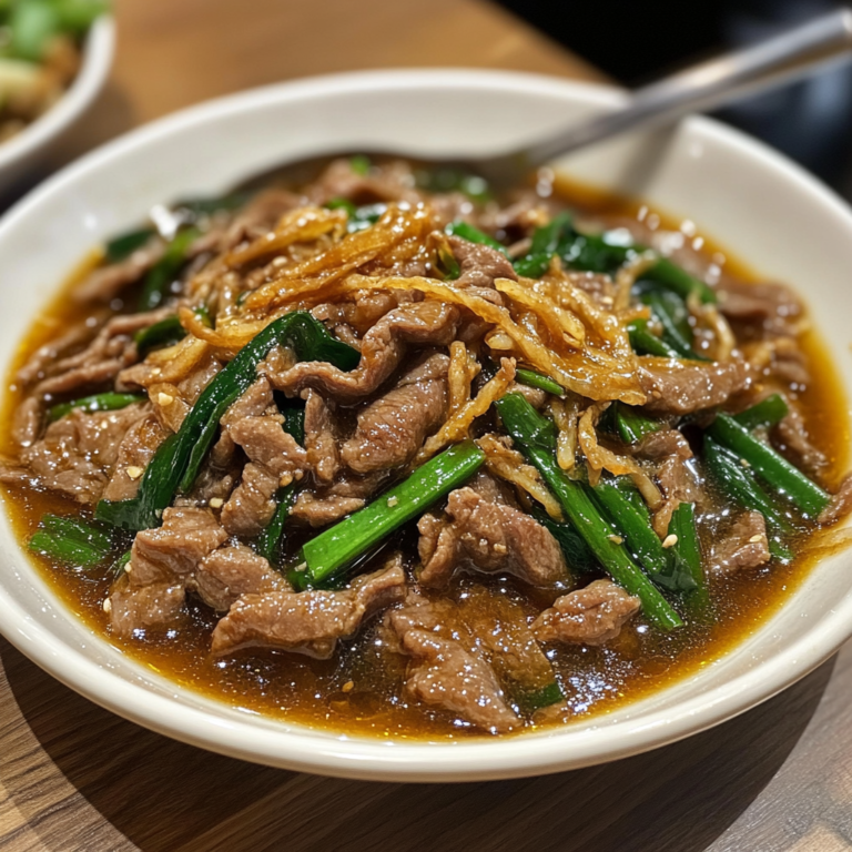 Crispy Beef in Oyster Sauce