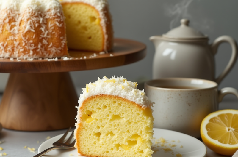 The Best Coconut Lemon Cake – A Sweet & Citrusy Delight