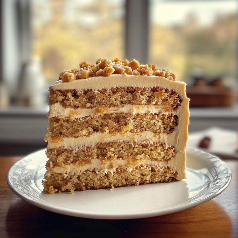 Butterscotch Crunch Cake