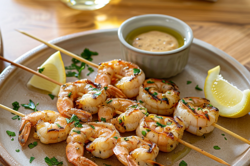 Grilled Shrimp Skewers Recipe – Juicy, Flavorful, and Easy to Make