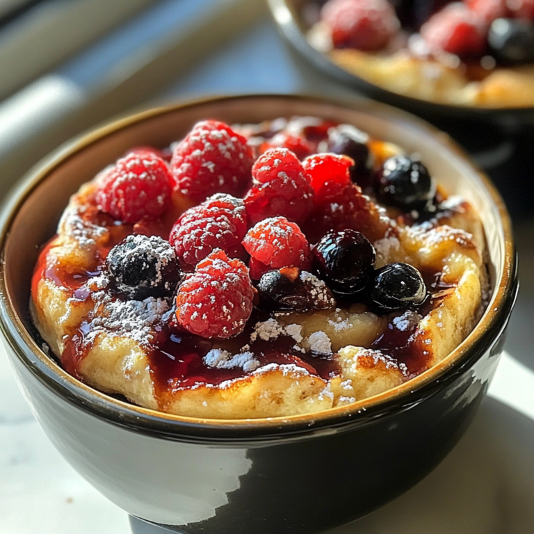 Baked Protein Pancake Bowls