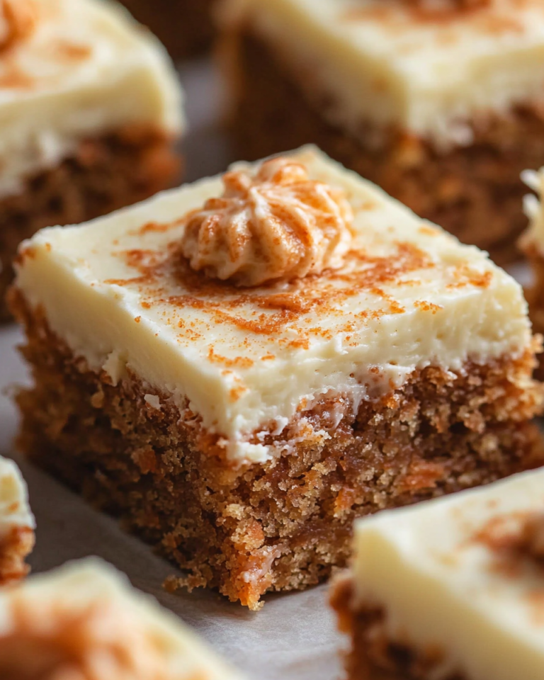 Carrot Cake Bars with Cream Cheese Frosting