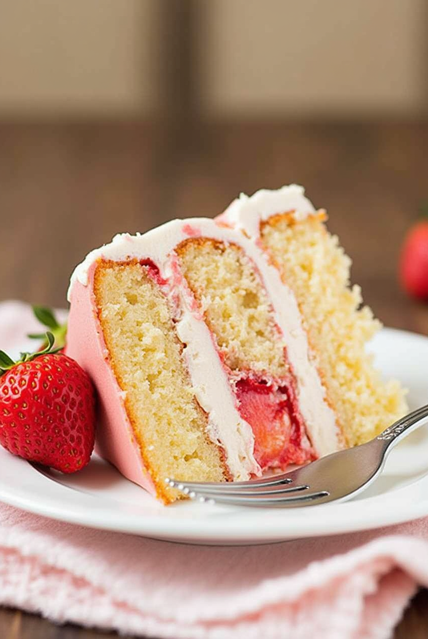 Strawberry Cake Recipe