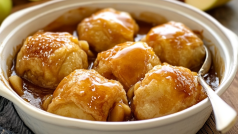 Crock Pot Apple Pie Dumplings