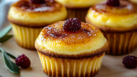 Crème brûlée cupcakes