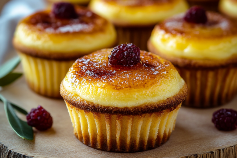 Crème brûlée cupcakes