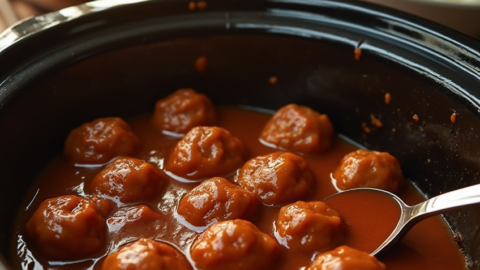 Asian Crockpot Meatballs