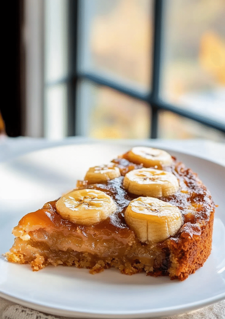 Caramelized Banana Upside-Down Cake