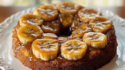 Caramelized Banana Upside-Down Cake