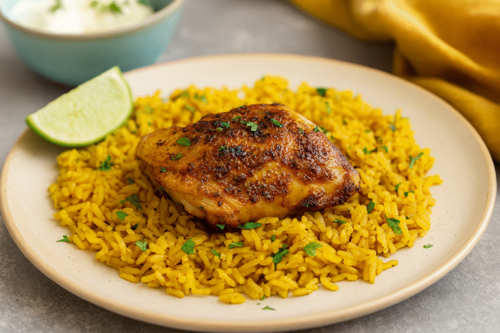 Moroccan Chicken and Rice