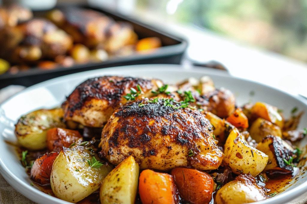 One Pan Balsamic Chicken