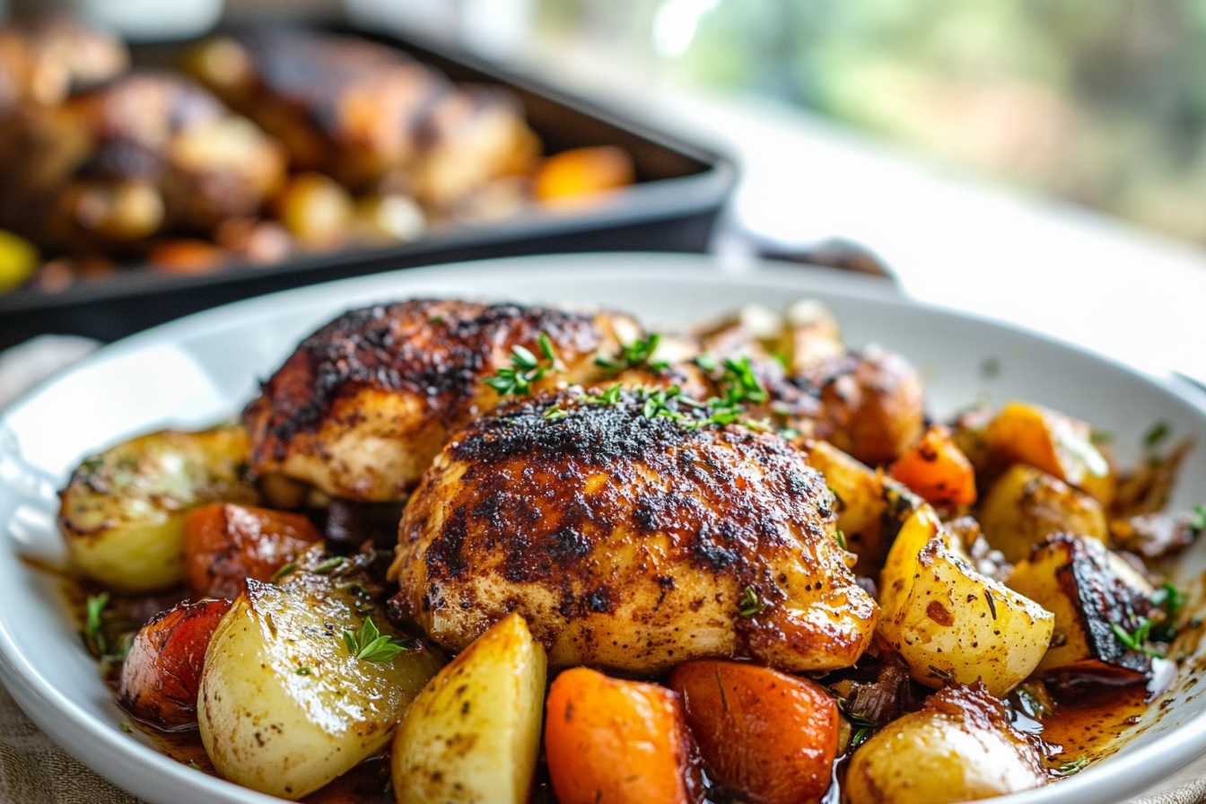 One Pan Balsamic Chicken