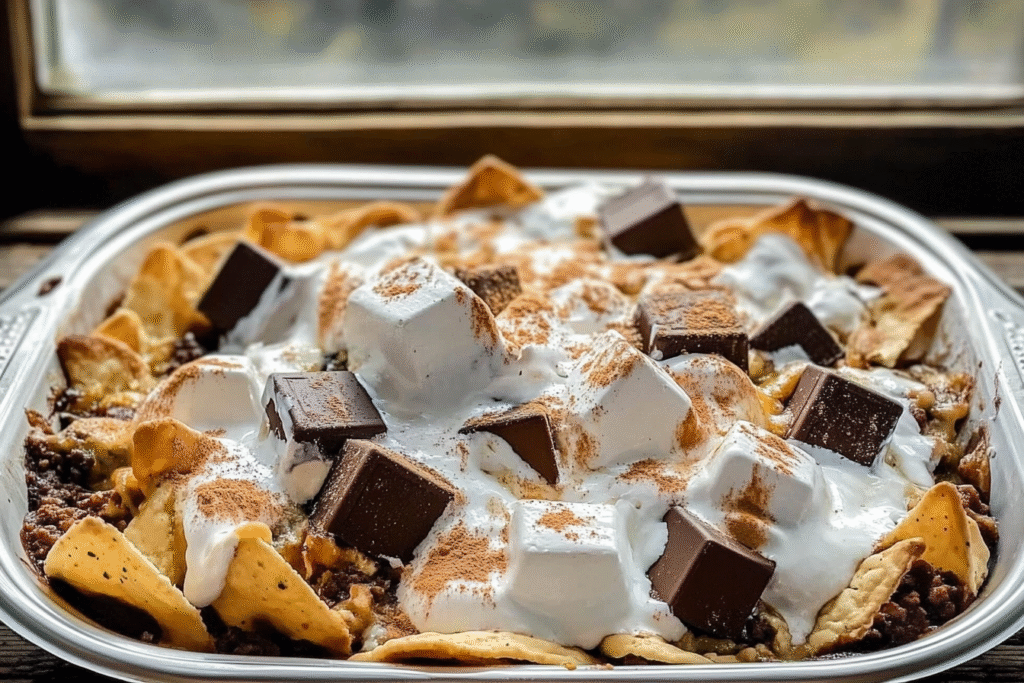 Sweet Campfire Delight: Irresistible S’mores Nachos Made Simple