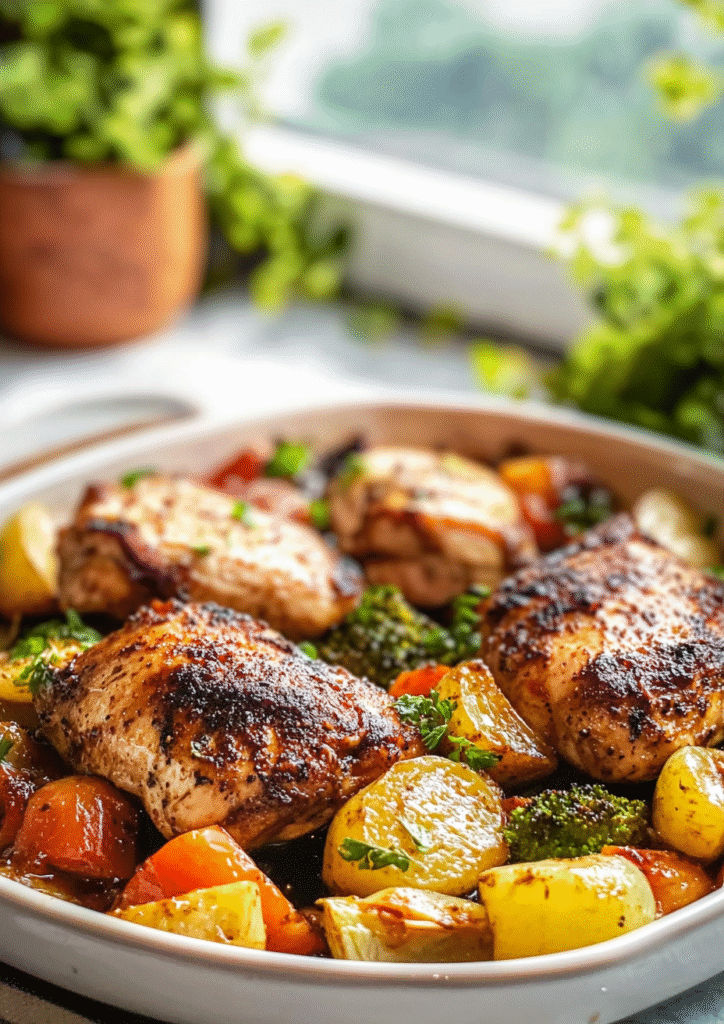 One Pan Balsamic Chicken