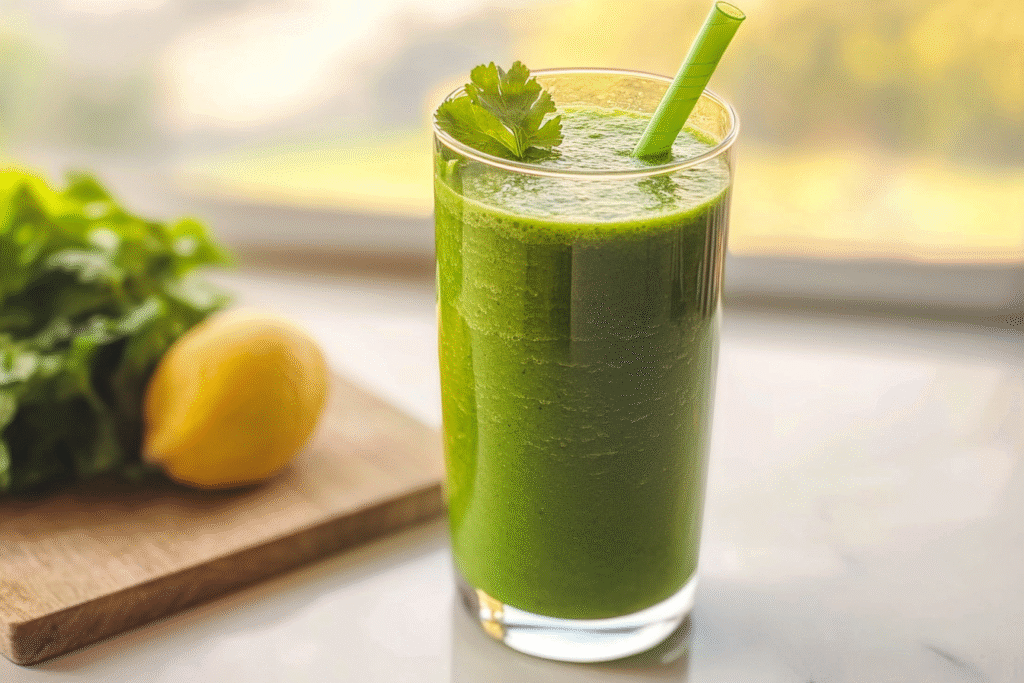 Best Energizing Green Detox Smoothie for Detox and Energy Boost