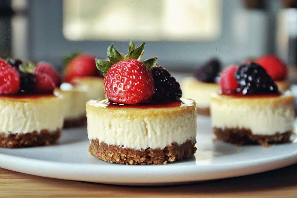 Mini New York Cheesecakes