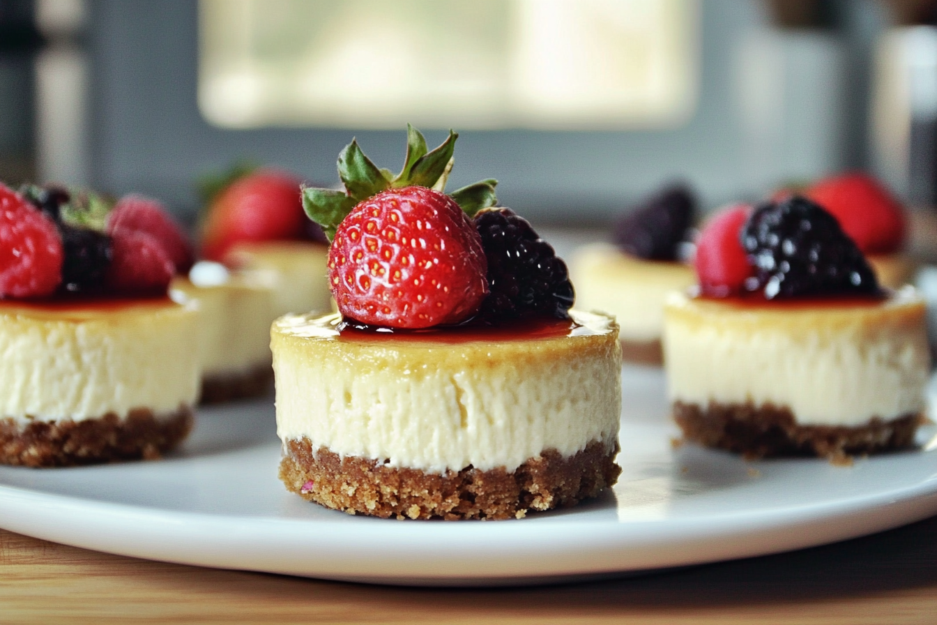 Mini New York Cheesecakes