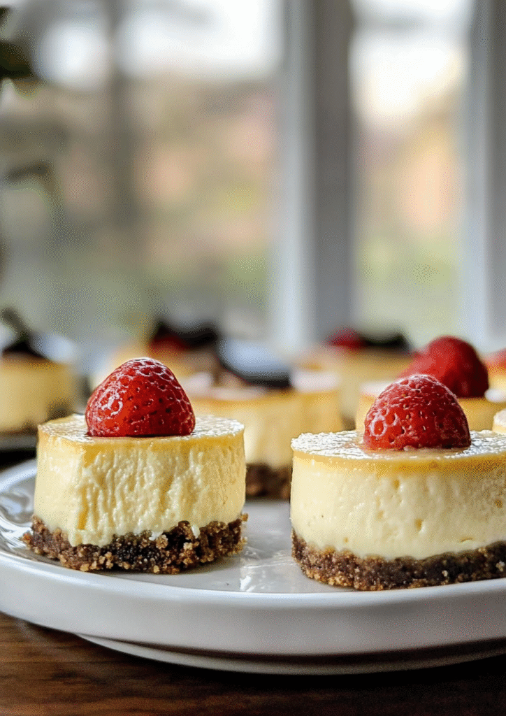 Mini New York Cheesecakes