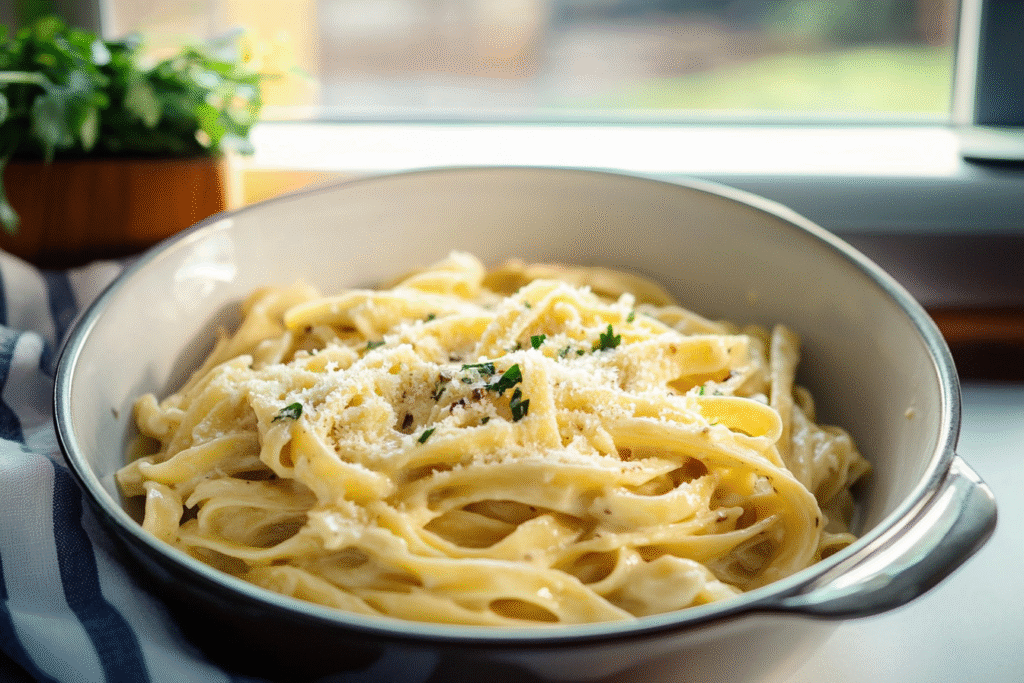 How to Make Delicious One-Pot Garlic Parmesan Pasta at Home